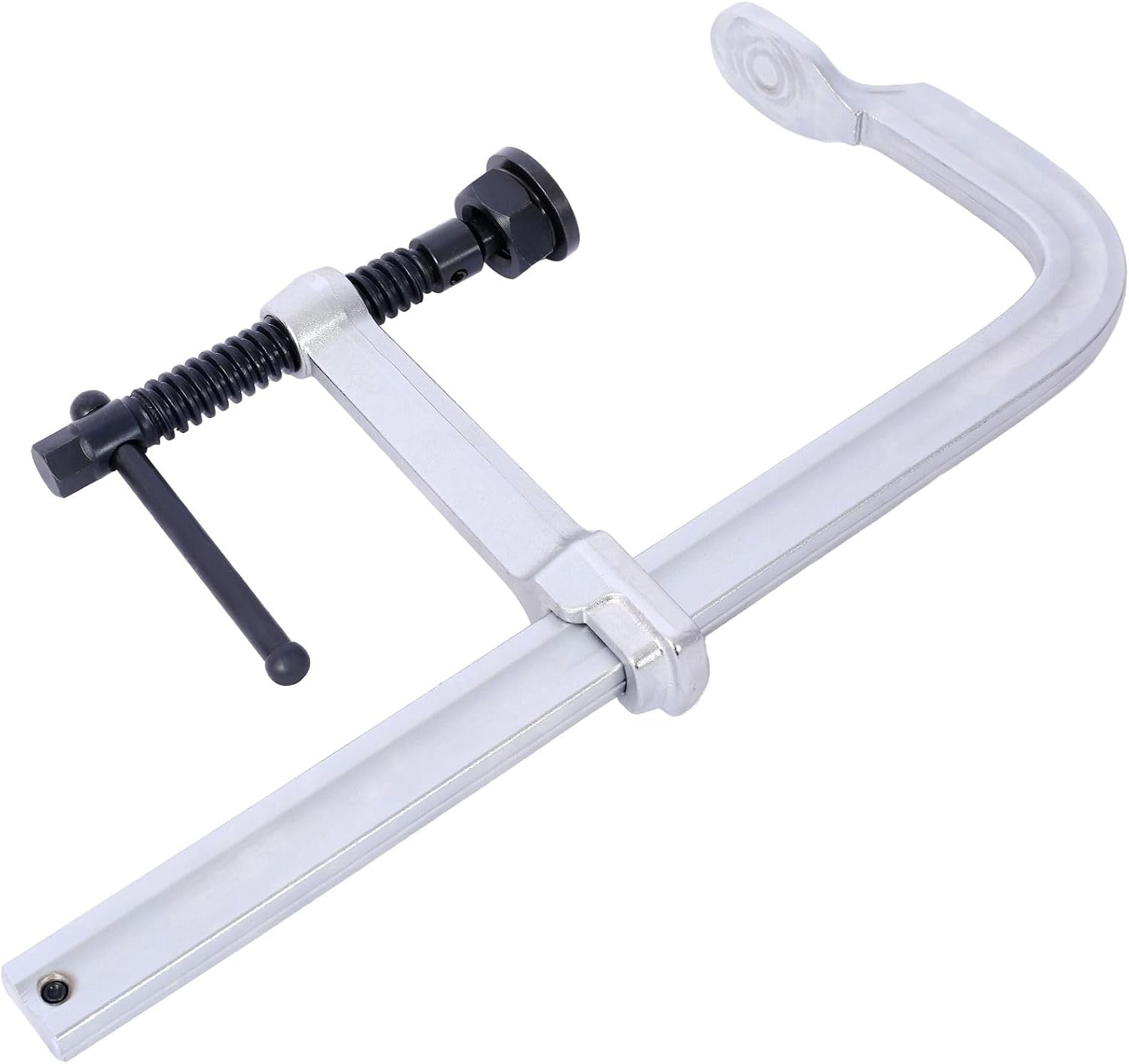 12' Opening Heavy Duty F-Clamps with Replaceable Swivel Pad, Bar Clamps for Welding Woodworking, 5-1/2' Throat Depth, 2660Lbs Clamping Force, Pack of 4, 4 Pcs