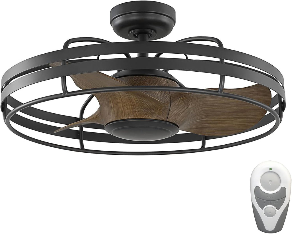 Progress Lighting P250096-143 Bastrop 26' Damp Rated Ceiling Fan, Graphite