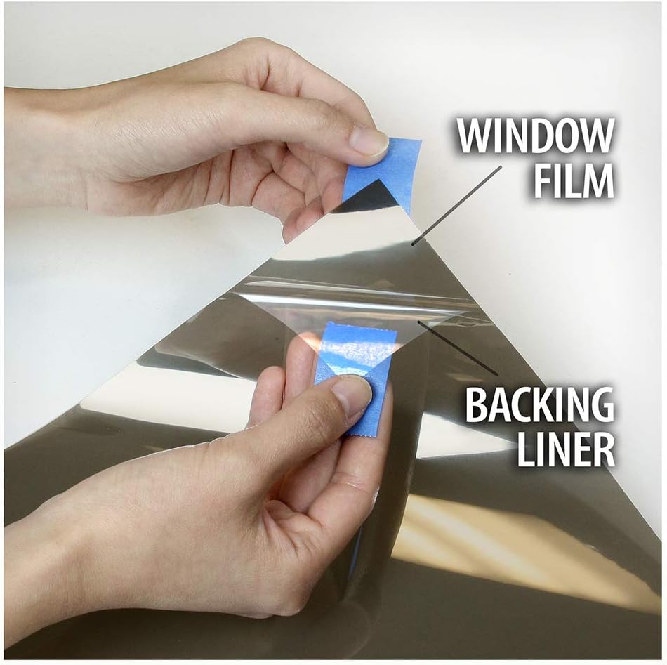 BDF BRZ20 Window Film Bronze Reflective Sun Control and Daytime Privacy (Dark) - 60in X 25ft