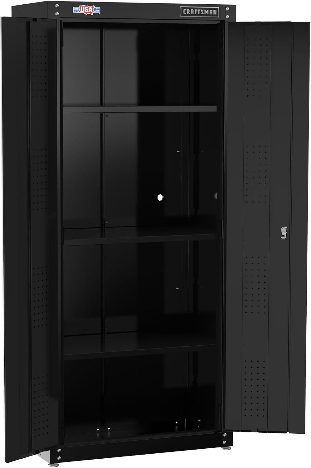 CRAFTSMAN Metal Garage Storage Cabinet, Floor Cabinet, 32 Inch (CMST23201BK)