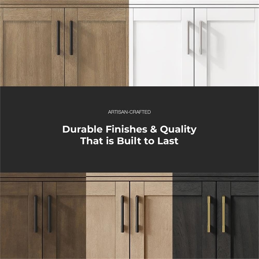Pemberly Row 36' Bathroom Vanity, Matte Black Wood Finish, White Quartz Countertop, 20' Rectangular Undermount Sink, 2 Soft-Close Doors, Adjustable Shelf, Traditional Shaker Style for Small Bathroom