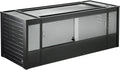 New Age Pet ECOFLEX 60' Wide X-Large Reptile Habitat, Mojave Lounge for Snakes, Tortoises & Lizards in Maple, Black & Grey, Easy Assembly, Sliding Glass Doors & Mesh Top