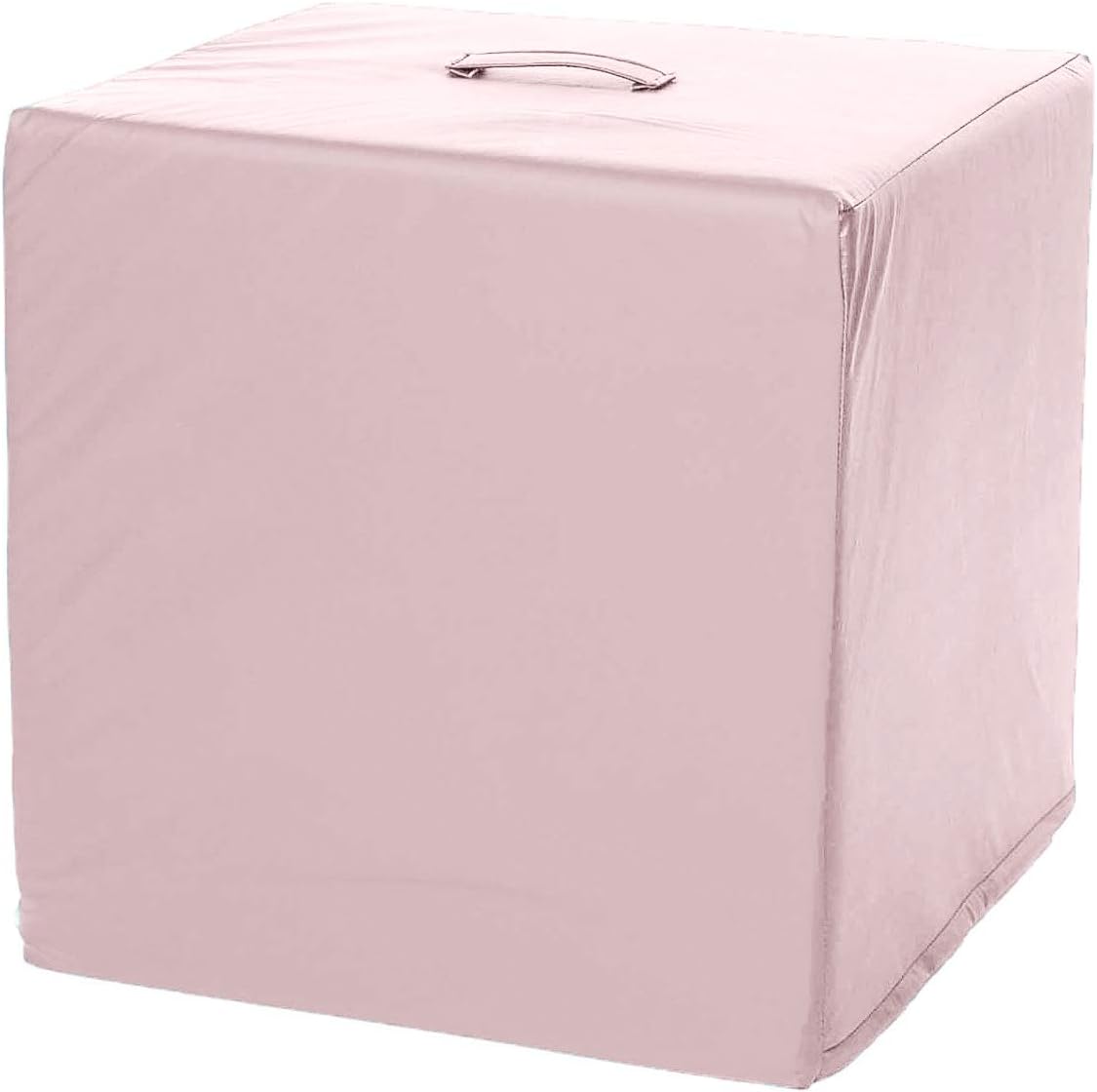 foamnasium Large Block, Indoor Foam Playset, Soft Toddler and Active Kids Play Foam Block for Crawling, Climbing, and Jumping, Made in The US, Pink
