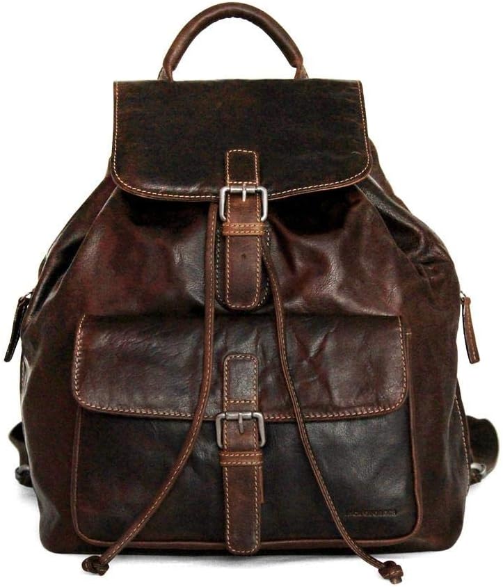 Jack Georges Voyager Drawstring Backpack #7517 (Brown)