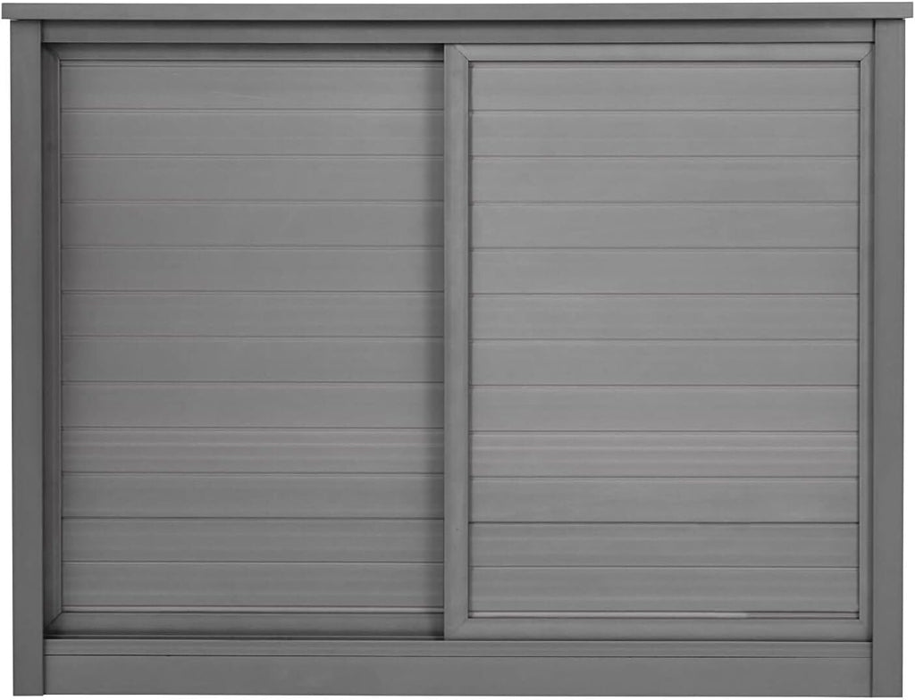 HomeStock Natural Beauty Pet 36' Stand in Gray, Made with Ecoflex Wood Plastic Composite, Moisture Resistant and Easy to Clean, 10-Year Warranty, Ideal for Small Animal Hutch