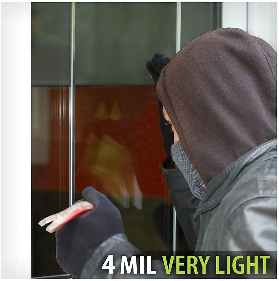 BDF S4MB70 Window Film Security and Sun Control 4 Mil Black 70 (Very Light) - 60in X 24ft