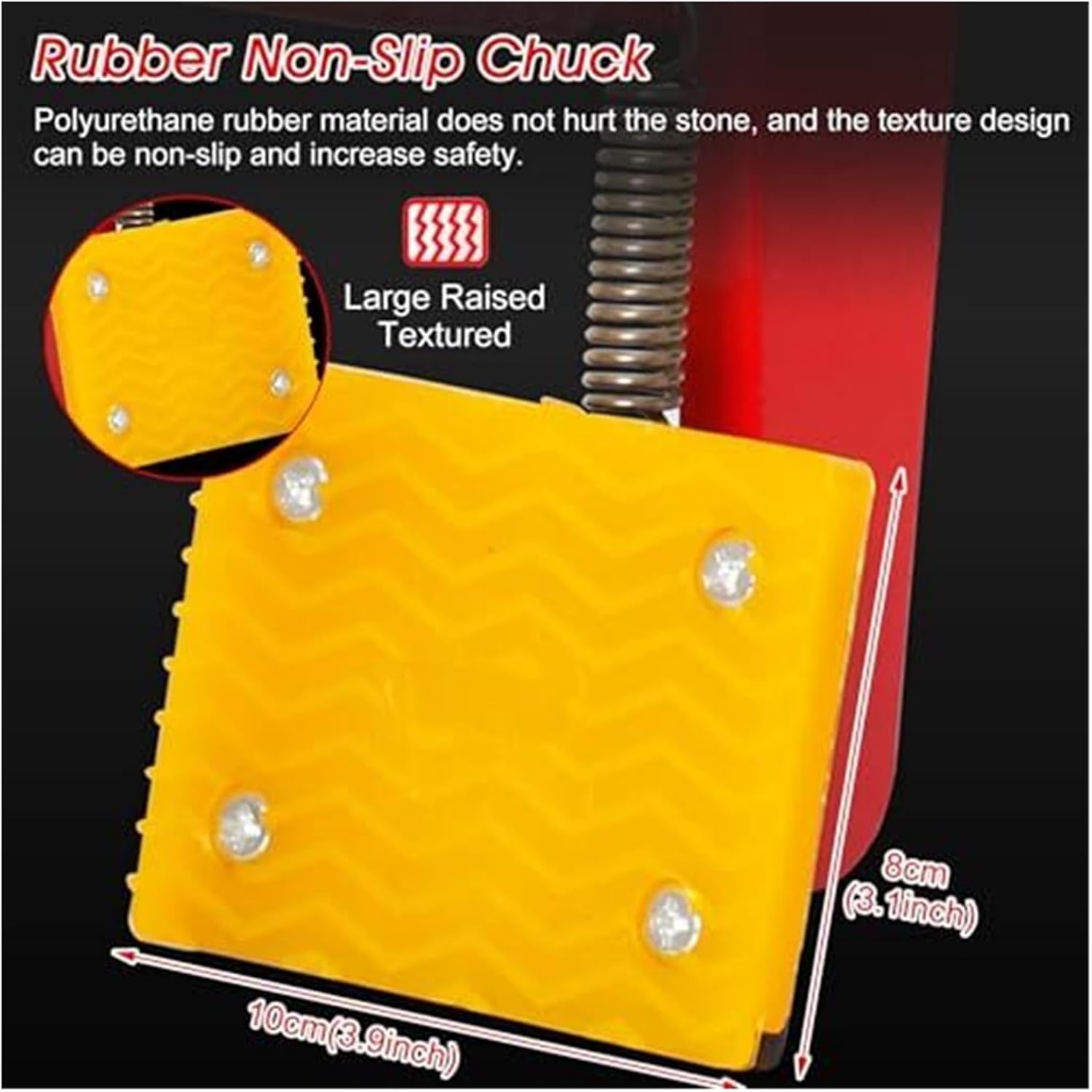 Granite Slab Lifting Clamp Heavy Duty Stone Scissor Lifter Clamp for Marble, Concrete Blocks, Slate Sheets(12in)