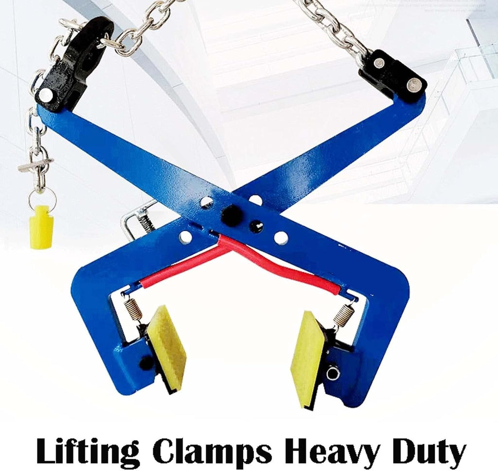 clamps Granite Slab Lifting Clamp Adjustable Range Heavy Duty Stone Scissor Lifter Clamp for Carrying Transport vertical(12in)