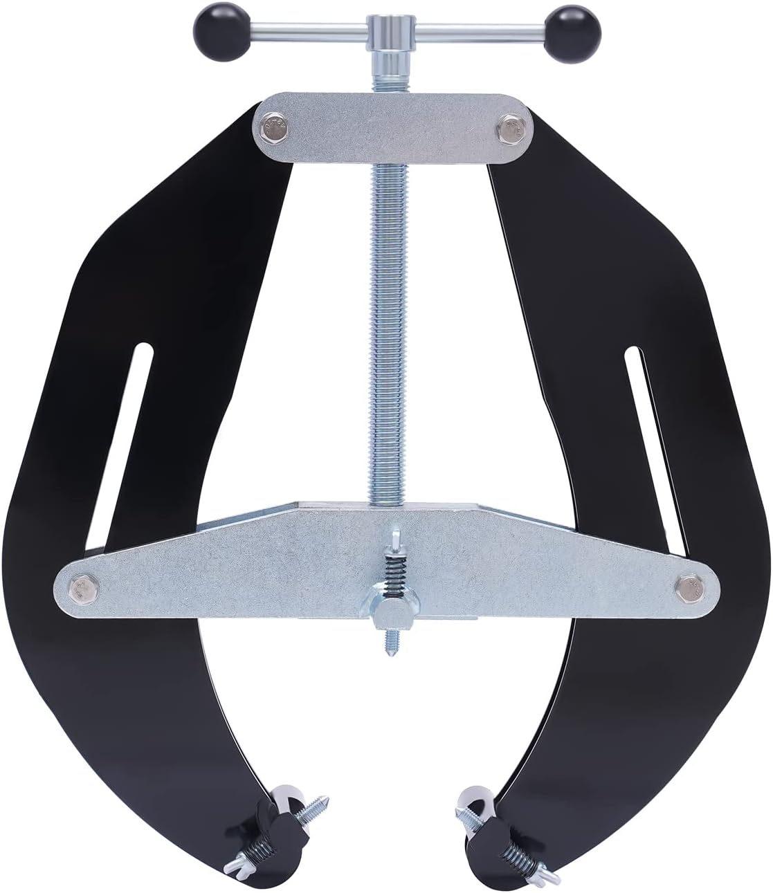 Heavy Duty Pipe Clamp Tool Steel Pipe Alignment Clamp with Screw for Construction Agriculture Machinery Ship, High Strength (5-12in)