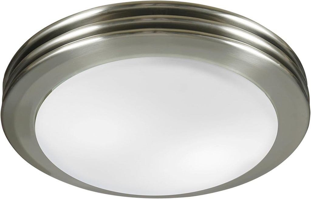Good Housekeeping Yorkshire (90053) Decorative 80 CFM 2.5 Sones Bathroom Ventilation Exhaust Fan, Brushed Nickel