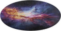 Nebula and Galaxy in The Universe Coral Velvet Round Floor Mat Non-Slip Bath Rug Floor Covering for Bathroom Vanity Guest Suite & Vacation Home