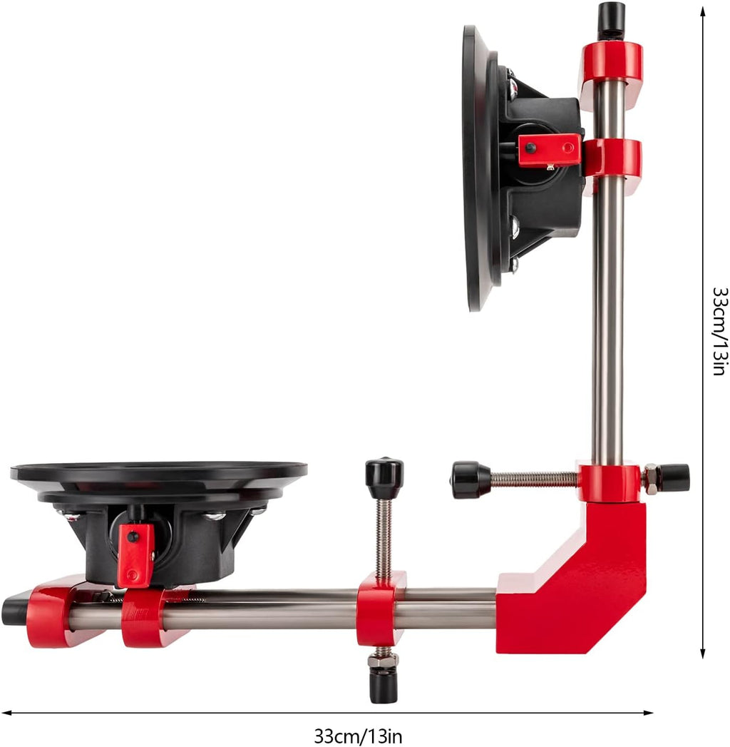 DYRABREST 90 Degree Countertop Seam Setter Right Angle Adjustable Seamless Stone Seaming Tool Heavy Duty Corner Clamps for Granite, Stone, Marble, Slab