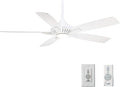 MINKA-AIRE F1000-WH, Dyno, 52' Ceiling Fan, White, Integrated LED Light with Additional Wall Control