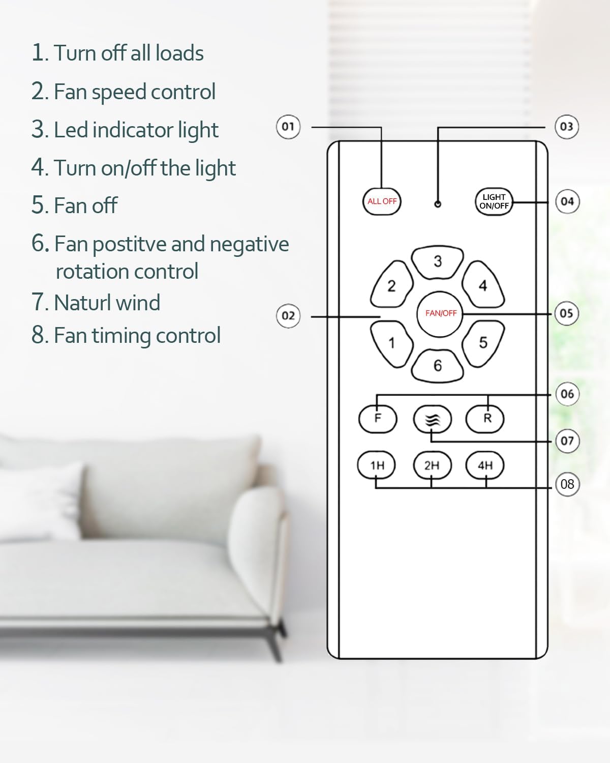Ceiling Fan with Lights Remote Control, 52 Inch Black Ceiling Fans with 3 Downrods, 3 Blades, Timer, 6 Speed Modern Fan Quiet Reversible DC Motor for Patio Bedroom Outdoor/Indoor,52in,Black
