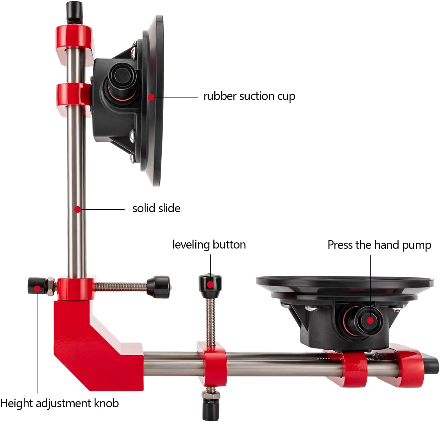 DYRABREST 90 Degree Countertop Seam Setter Right Angle Adjustable Seamless Stone Seaming Tool Heavy Duty Corner Clamps for Granite, Stone, Marble, Slab
