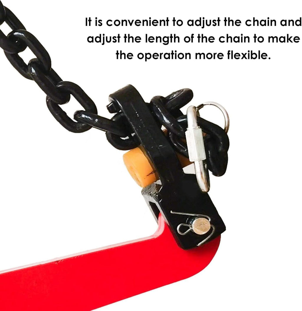 Stone Lifting Clamp, Granite Slab Lifting Clamp, Clamps with Chain Vertical Plate, for Lifting and Transporting Hanging Stone Fixture Clip Slate(One Color-12in)