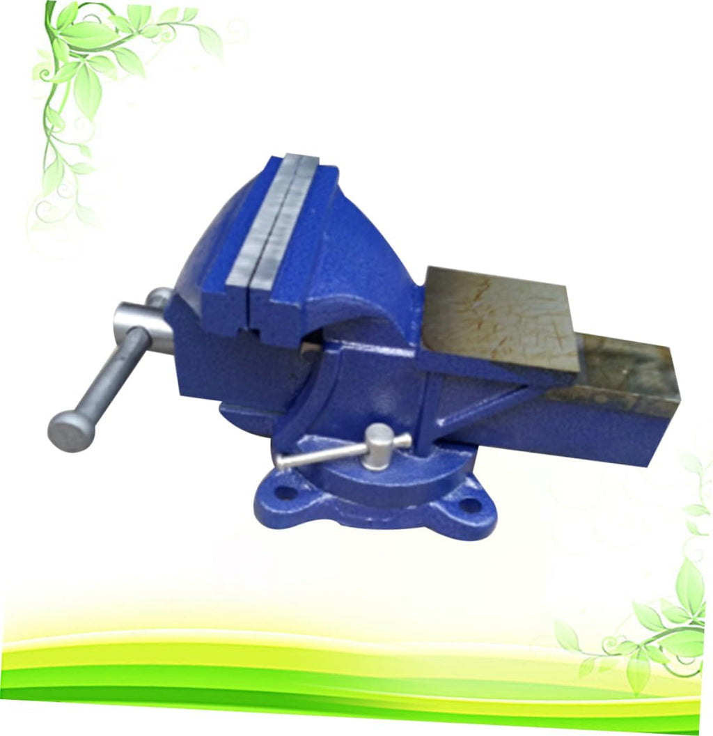 Gadpiparty Heavy Duty Steel Table Vise Portable Workbench Clamp for Woodworking Jewelry Making and DIY Projects Durable Cast Steel Design for Home Workshop