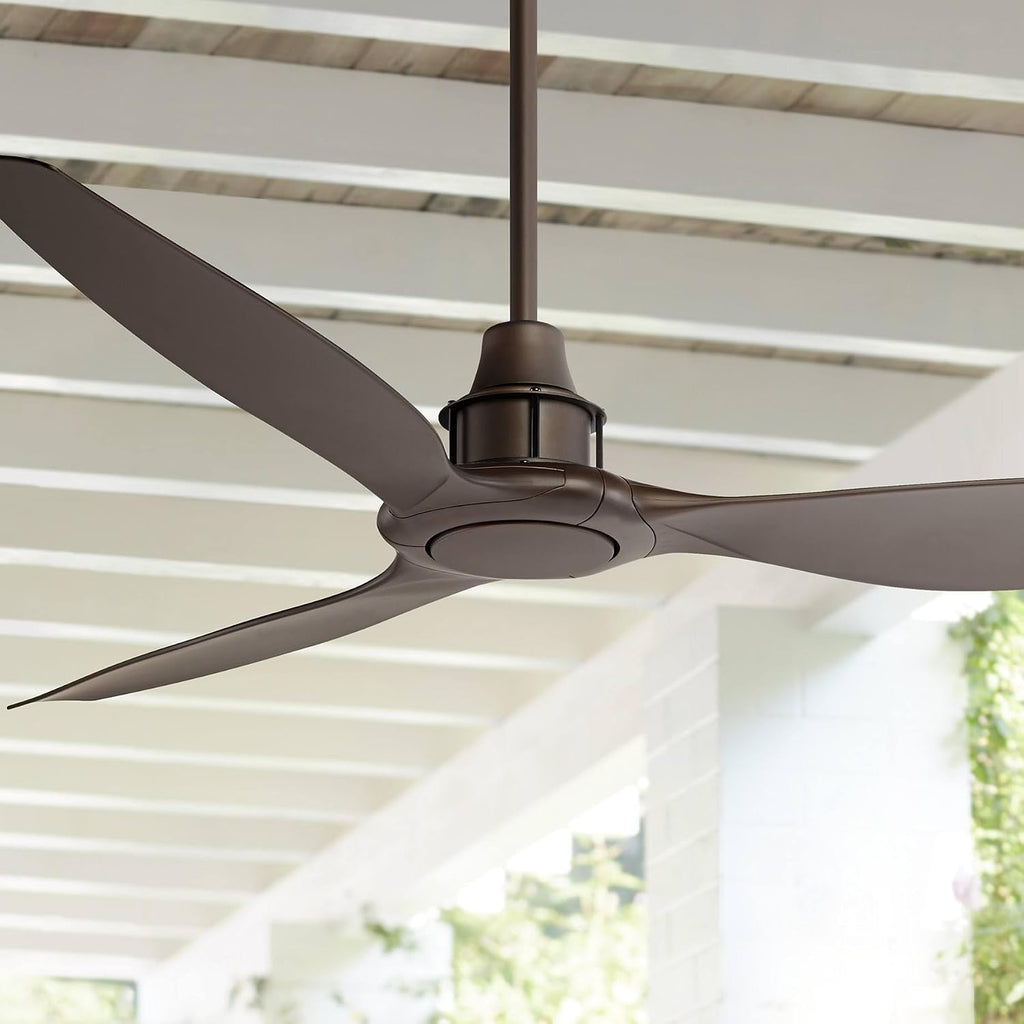 Casa Vieja 58' Interceptor Bronze Fan with 12-In Rod for 10-Ft Ceiling