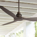 Casa Vieja 58' Interceptor Bronze Fan with 12-In Rod for 10-Ft Ceiling