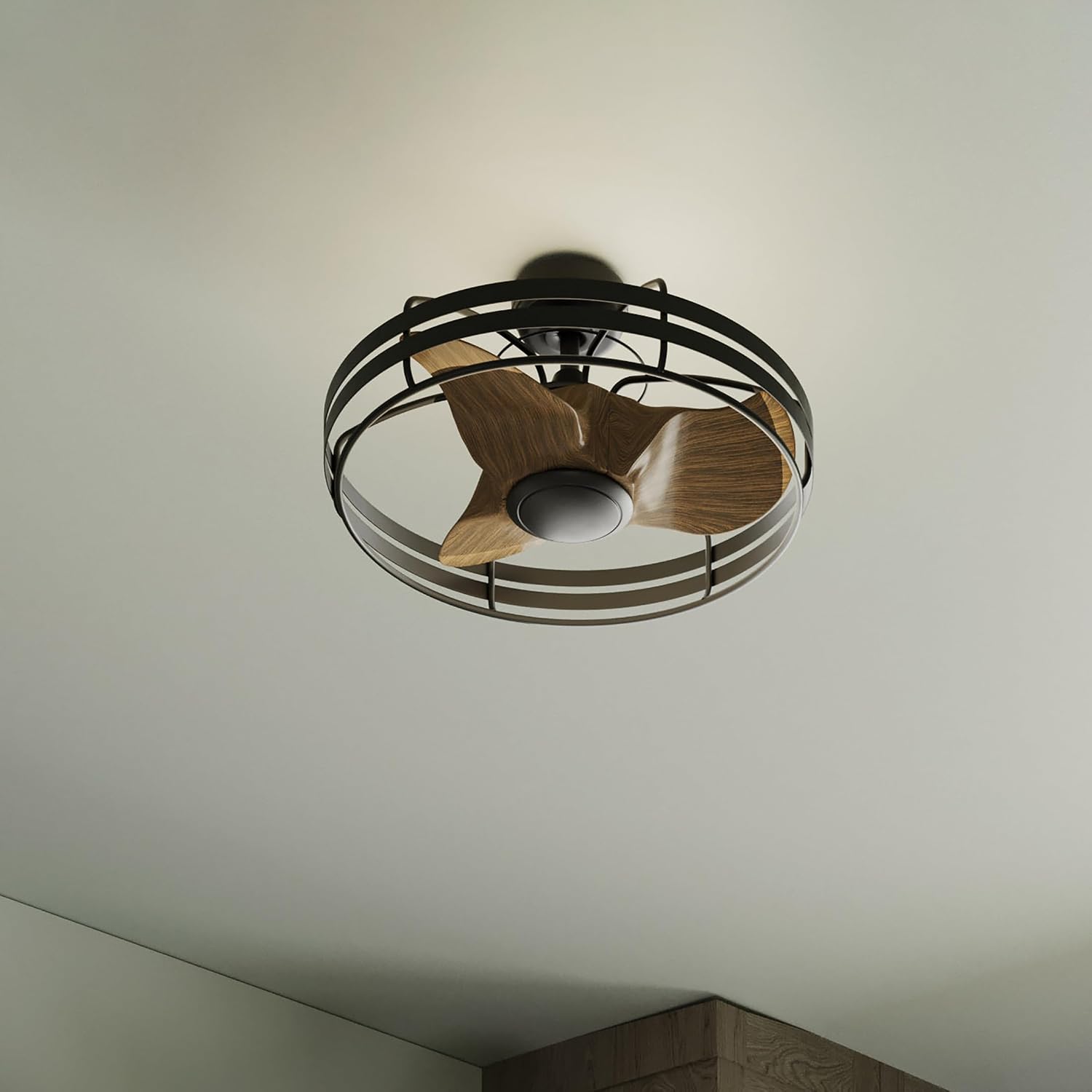 Progress Lighting P250096-143 Bastrop 26' Damp Rated Ceiling Fan, Graphite