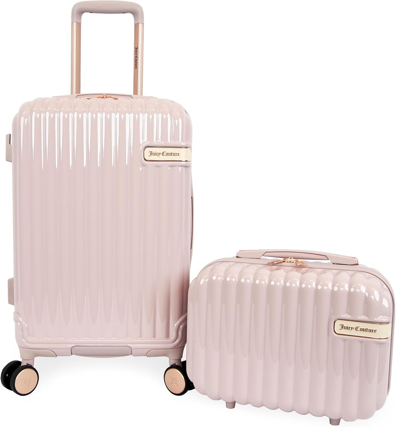 Juicy Couture Chelise Hardside 2pc Set - 21' carry-on and 13' vanity case