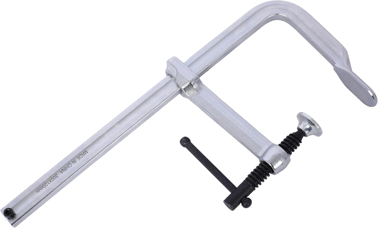 4-Pack Heavy-Duty Steel Bar Clamps | 12' Capacity, 1400 lb Force | Drop Forged for Welding & Woodworking