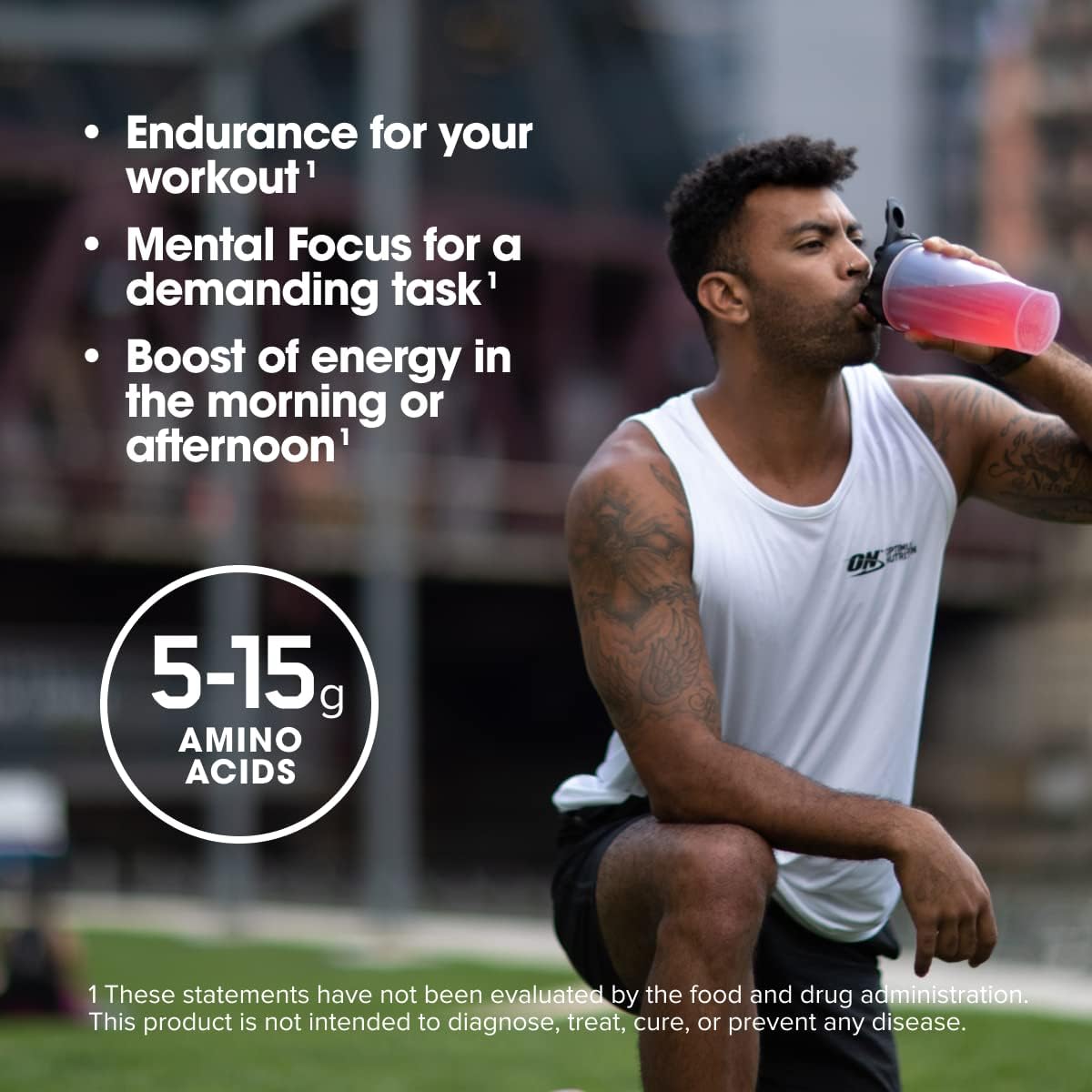 Optimum Nutrition Amino Energy - Pre Workout with Green Tea, BCAA, Amino Acids, Keto Friendly, Green Coffee Extract, Energy Powder - Blueberry Lemonade, 30 Servings (Packaging May Vary) (Pack of 6)