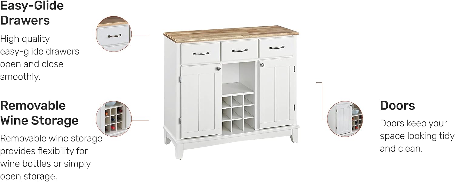 Homestyles Buffet of Buffets Off-White Buffet Server