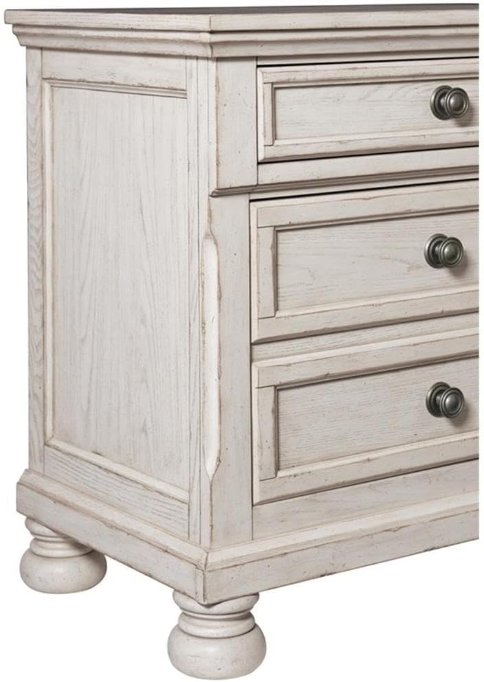 Homelegance 2-Drawer Nightstand, One Size, Antique White