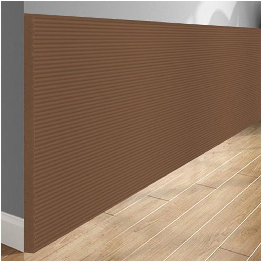 Foam Edge Protectors - Safety Bumper Strips for Garage Walls, Furniture Corners & Playrooms - Brown 80cm - Cushioned Guards for Tables, Chairs & Headboards