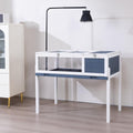 BIRASIL Wood Tortoise House, Indoor Turtle Habitat Reptile Cage, Tortoises Enclosure for Small Animals Lizards Hamster
