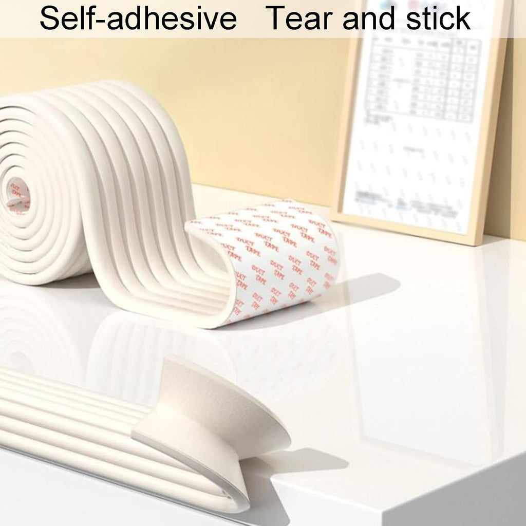 Foam Edge Corner Protector Adhesive Bumpers Padding Cushion for Coffee Table Kitchen(Blue,4pcs)