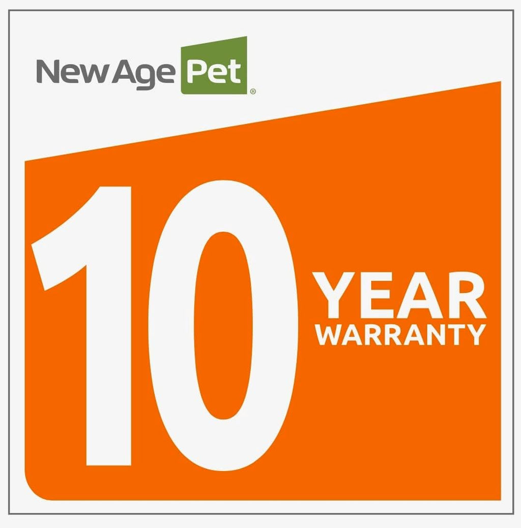 New Age Pet ECOFLEX Aspen Dog Bunk Bed in Grey, Memory Foam Cushions, Wide Stairs, Non Toxic, Easy Assembly