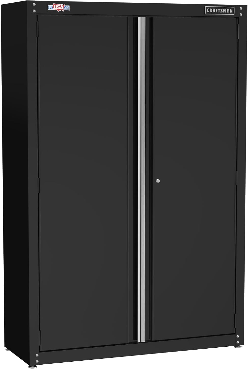 CRAFTSMAN Metal Garage Storage Cabinet, Floor Cabinet, 48 Inch (CMST24800BK)