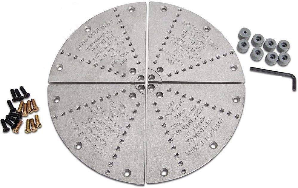12' 6040 NOVA COLE (Flat) JAWS - Includes standard bumpers & extended longer double jaw mounting screws