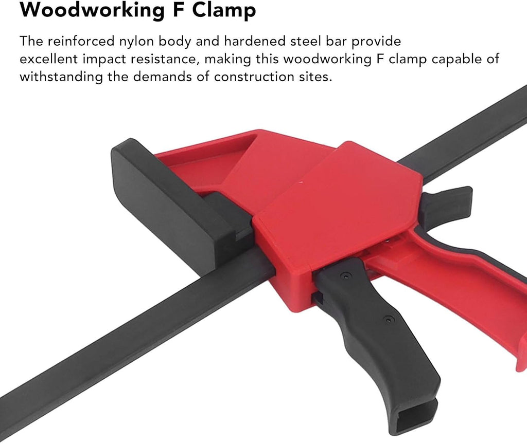 KANASI Bar Clamp, Heavy Duty 12 Inch 235kg Capacity Fast Change Spreader for Woodworking and Construction