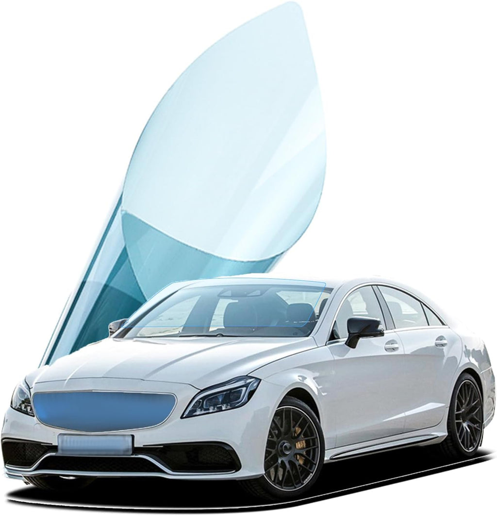 Window Tint Film for Cars, 80% VLT Nano Ceramic Window Tint Car Heat & UV Block Resistant Windshield Tint Blackout Window Tint Film for Car Shade (30in x 66ft)