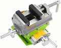 TopHomer Cross Slide Vise for Mill and Drill Press, Slide Table 2 Axis Adjustive Cross Fixture X - Y Compound Bench Top Woodworking Clamp for Mini Drilling Milling Machine