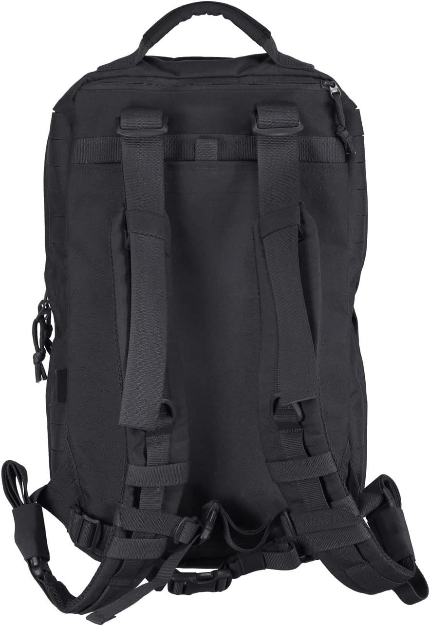 Tasmanian Tiger Medic Assault Tactical Medical Backpack MKII - Lightweight MOLLE System Organization for First Aid Survival, Black - One Size