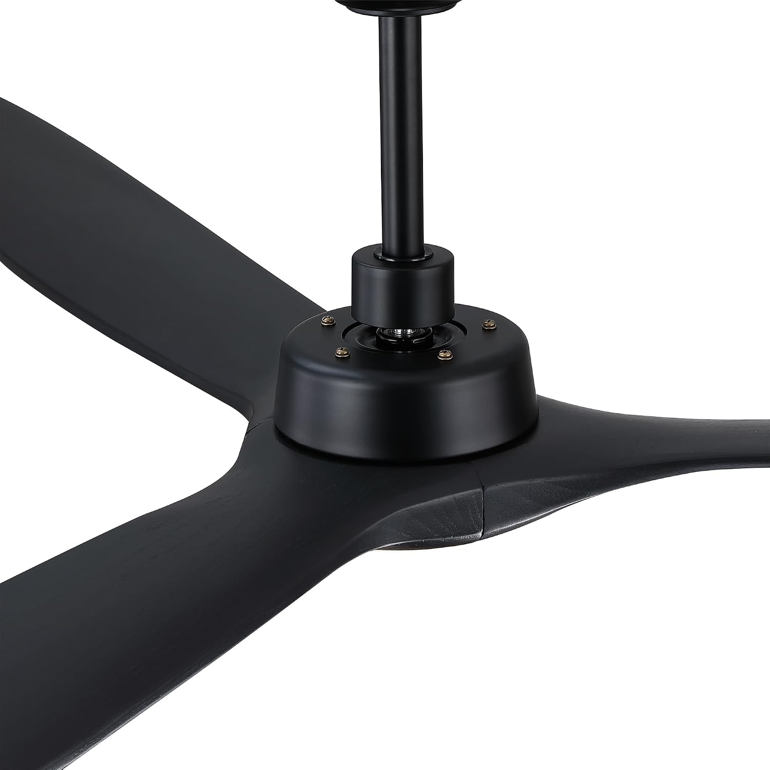 80 Inch Ceiling Fans with Lights and Remote Large Quiet Outdoor Ceiling Fan | Reversible Quiet DC Motor, 3 Natural Wood Blades, 6-Speed, 3CCT & Dimmable LED, High CFM Modern Big Fan for Living Room Patio