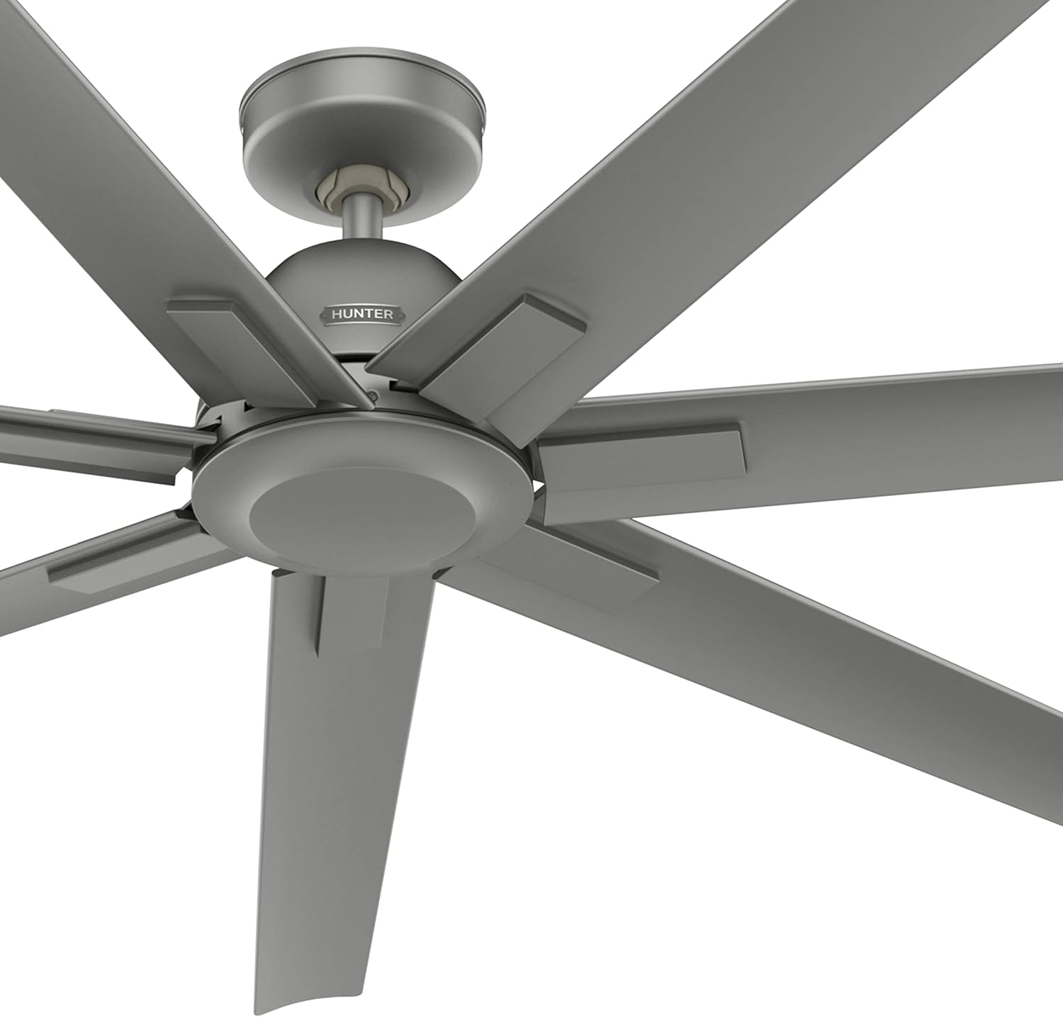 Hunter Fan 72 Inch Casual Matte Silver Finish Outdoor Ceiling Fan With 7 Blades (Renewed)