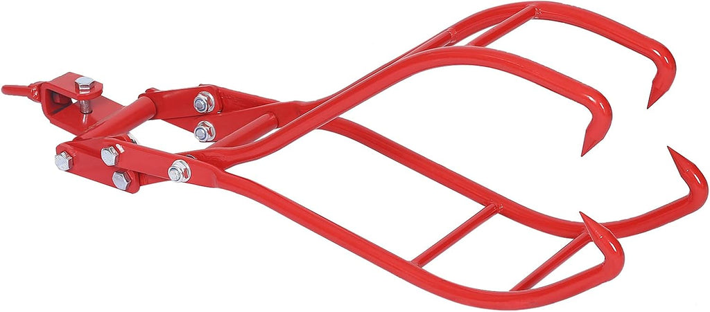 4 Claw 36' Heavy Duty Log Lifting Tongs for Wood Logging Equipment Lifting Clamps, Timber Log Lifting Tongs Solid Steel, Swivel Dragging Steel Tongs Log Lifting, Handling, Dragging & Carrying Tool