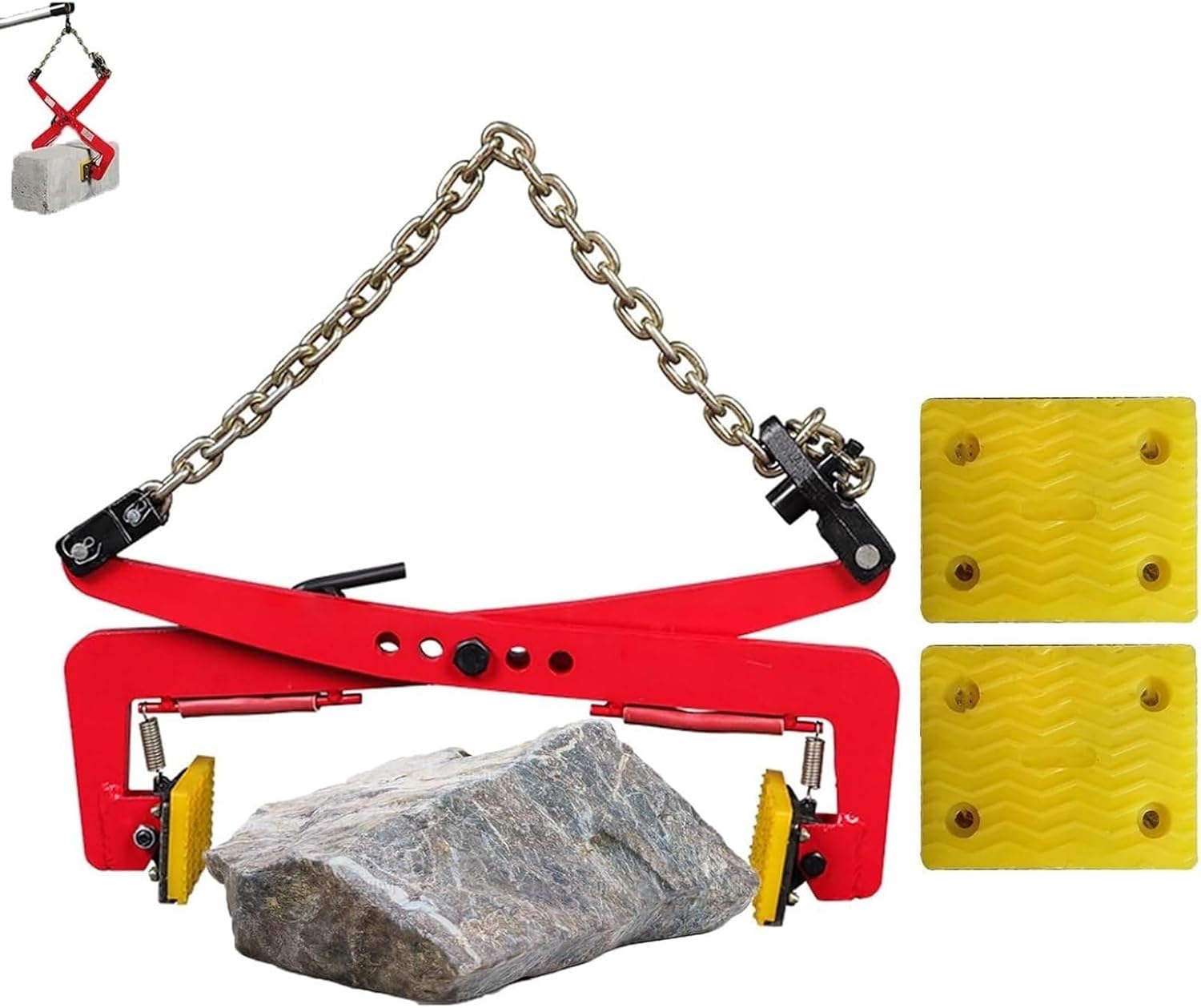 clamps Granite Slab Lifting Clamp Heavy Duty Stone Lifting Clamps For Granite Stone Marble Slate Rock Brick vertical(50in)