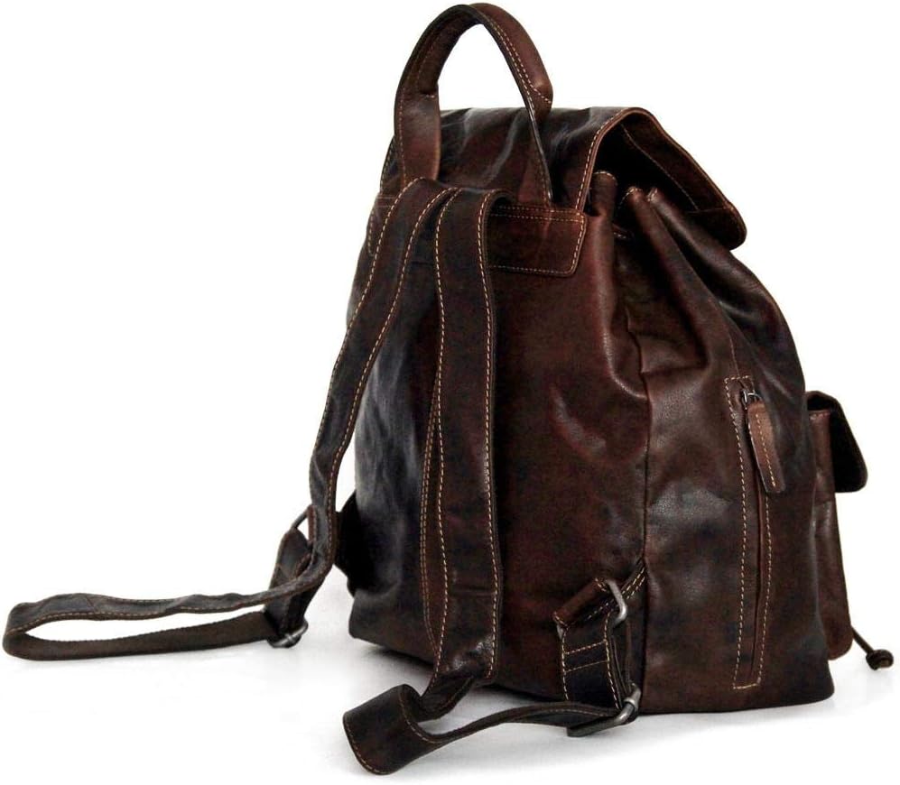 Jack Georges Voyager Drawstring Backpack #7517 (Brown)