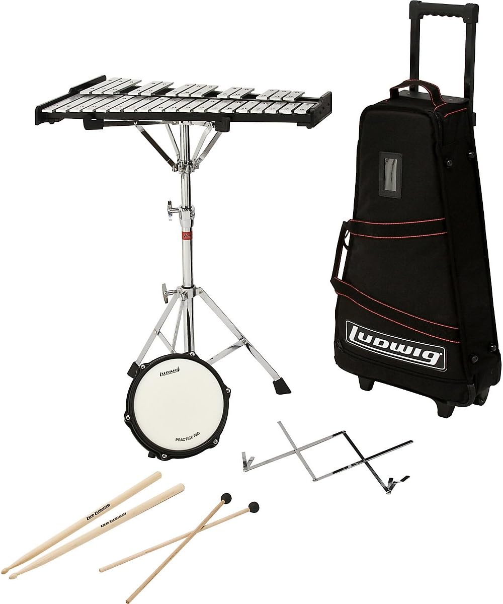 Ludwig M651R Educational Bell Kit w/Rolling Bag