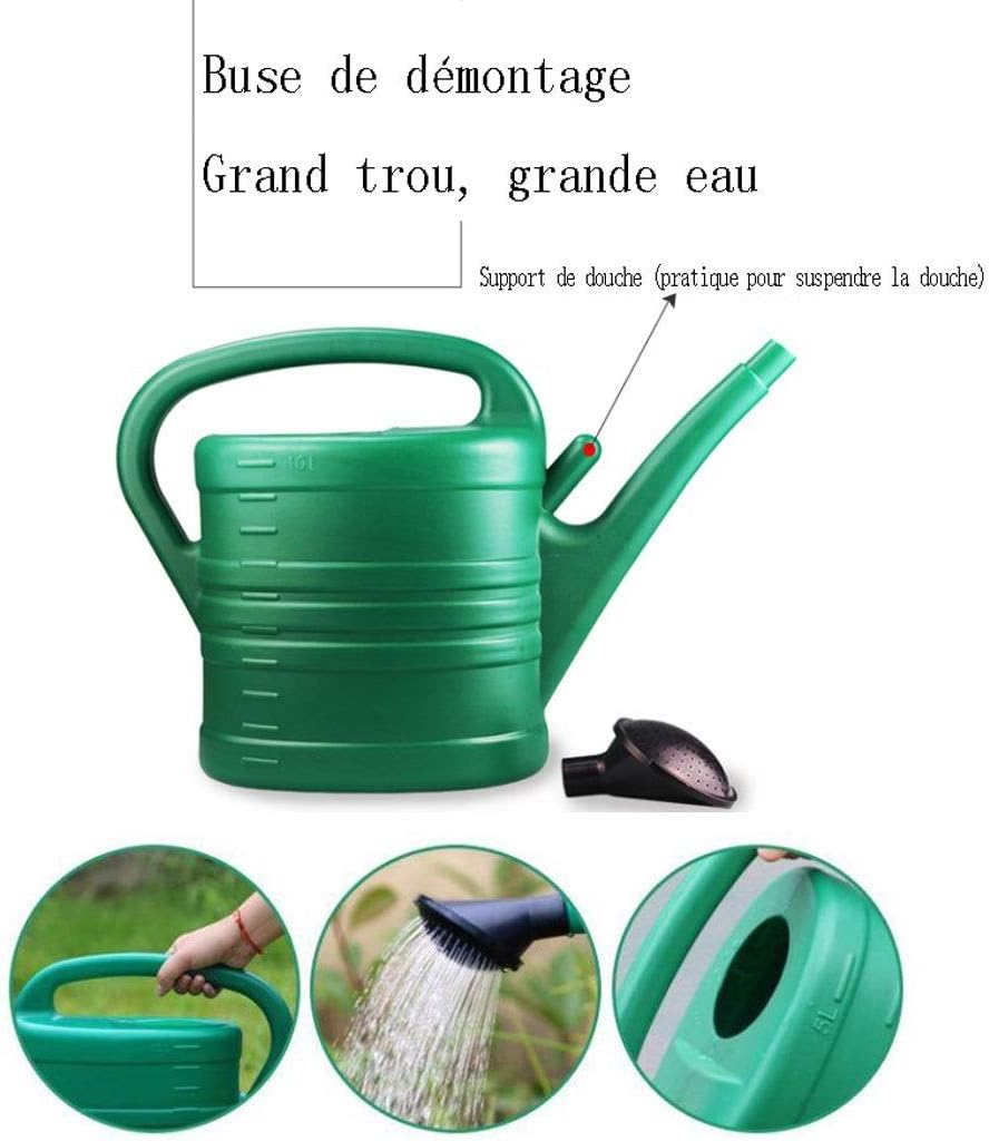 Outdoor Watering Can Watering Can Plastic Long Mouth Watering Kettle Home Large Balcony Planting Flowers Potted Watering Gardening Tools PouringEasy Filling (Size : 5L)
