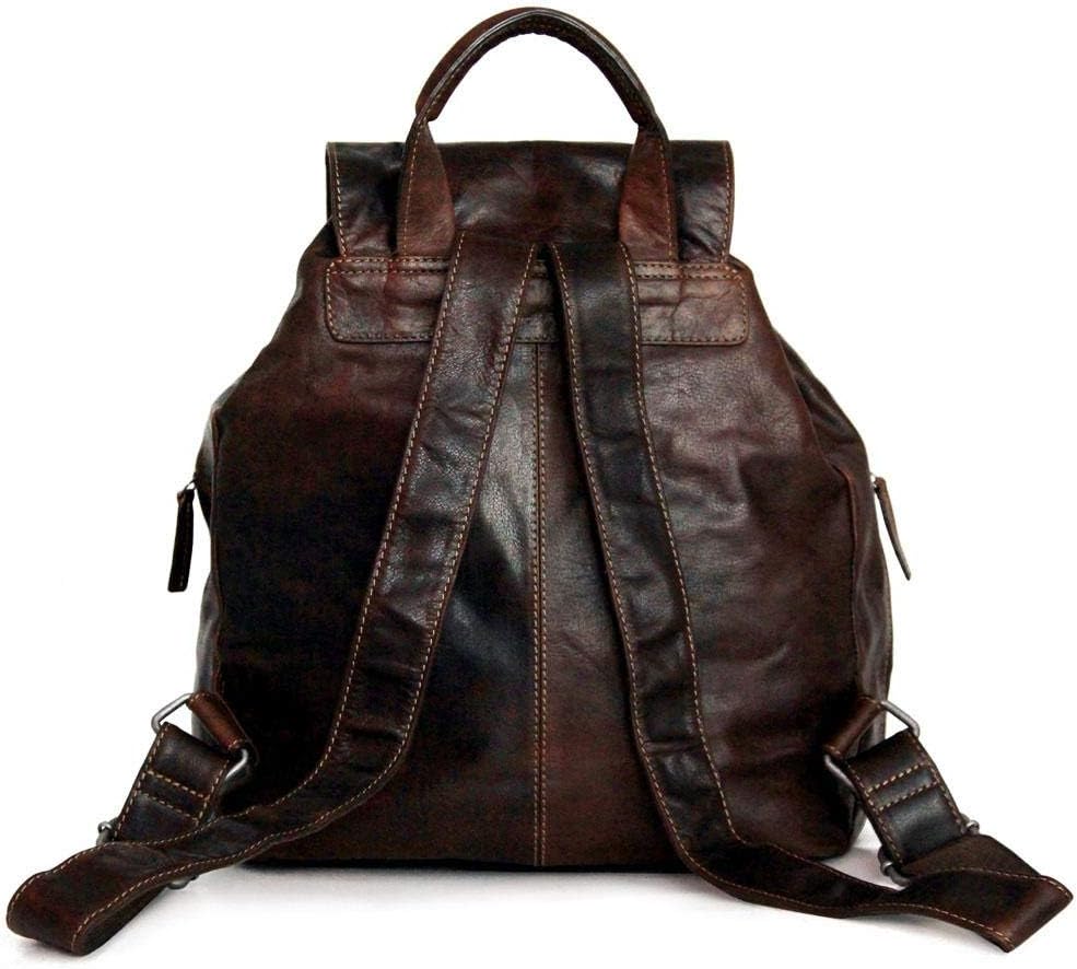 Jack Georges Voyager Drawstring Backpack #7517 (Brown)