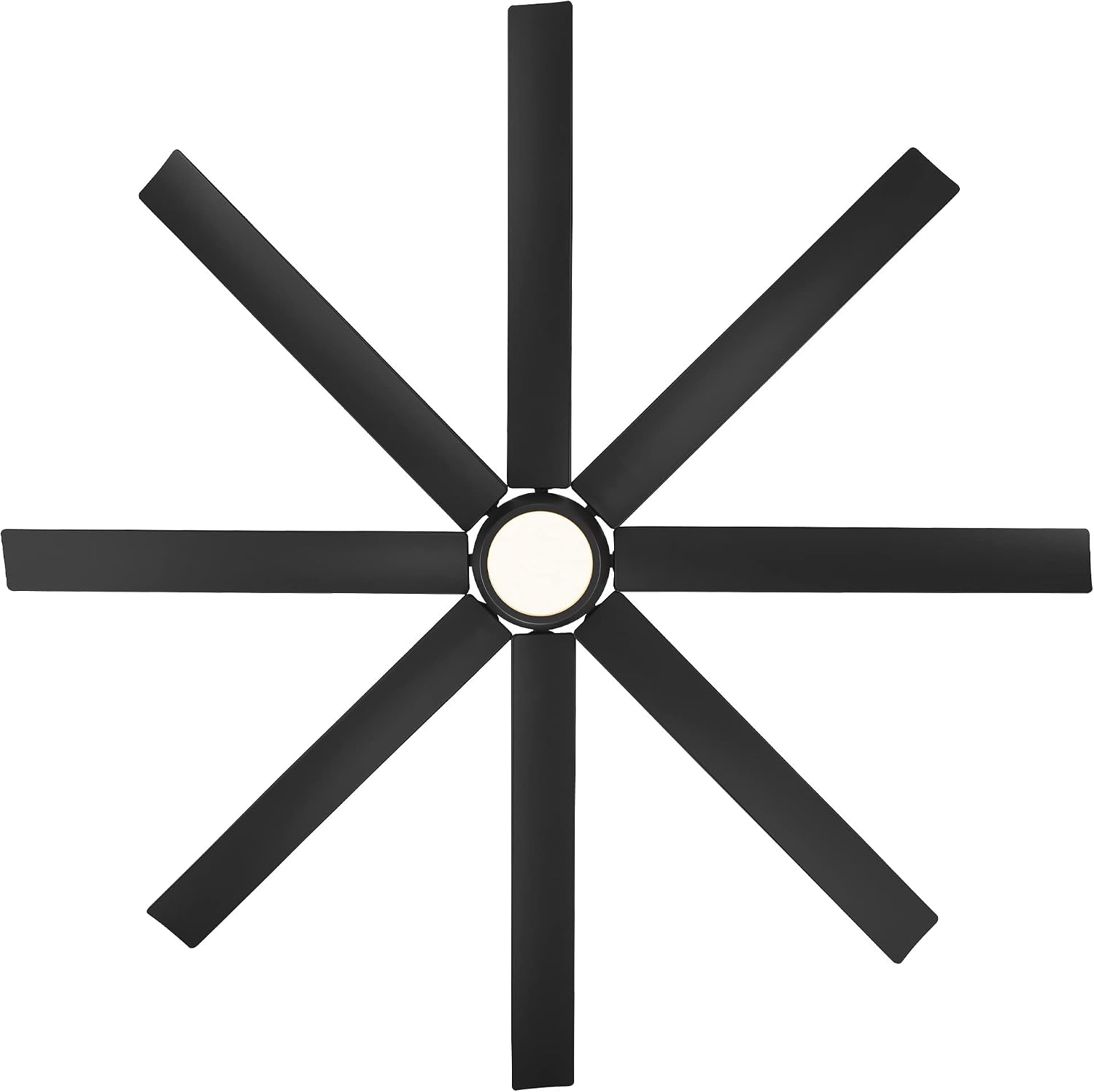 WAC Lighting F-064-MB Mocha XL 66' Outdoor Ceiling Fan & Remote, Matte Black