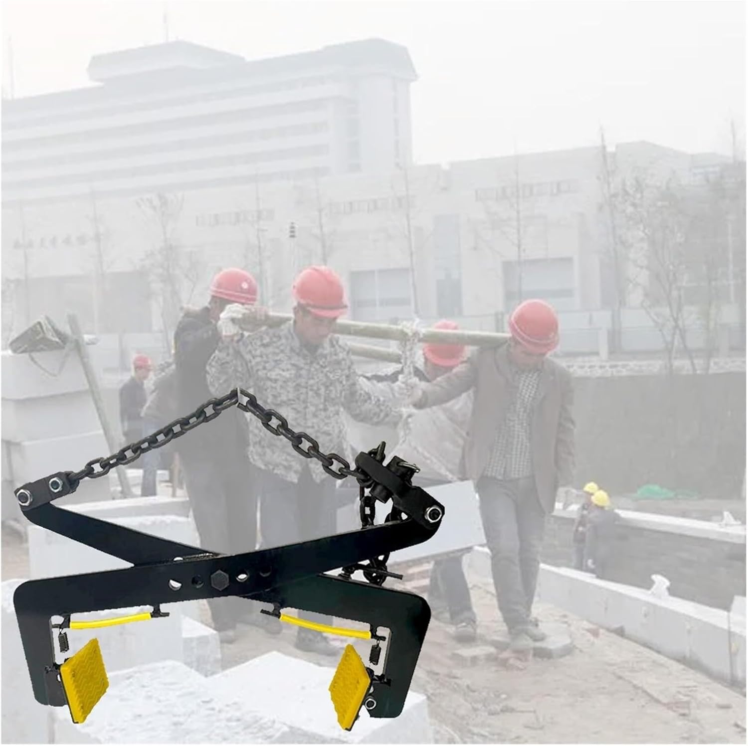 Granite Slab Lifting Clamp Stone Heavy Duty Lifting Clamps for Granite Stone Marble Slate Rock Brick(12in)