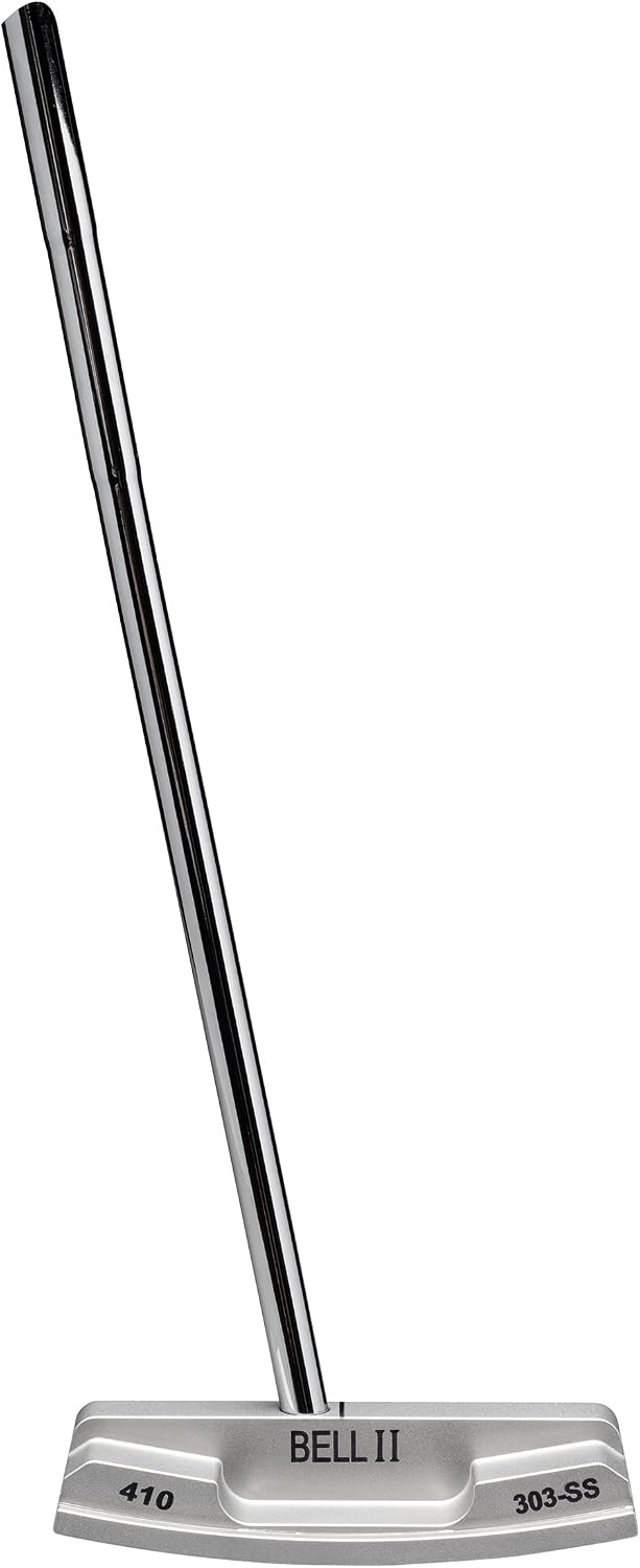 Bell Upright Lie (79 Degrees) 410 No-Offset Toe Balance Putter with Matte Finish -Right Handed- with Winn Midsize Grip